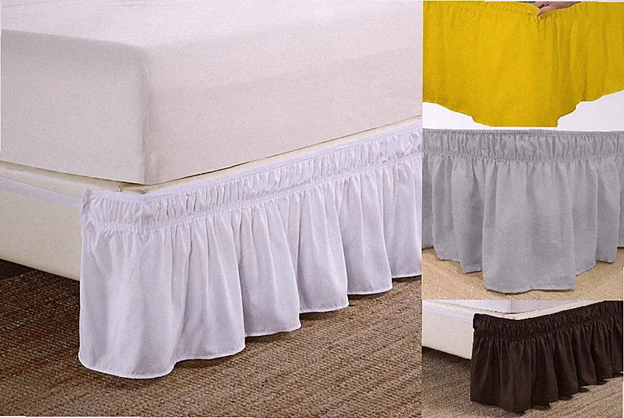 ruffled bed skirt