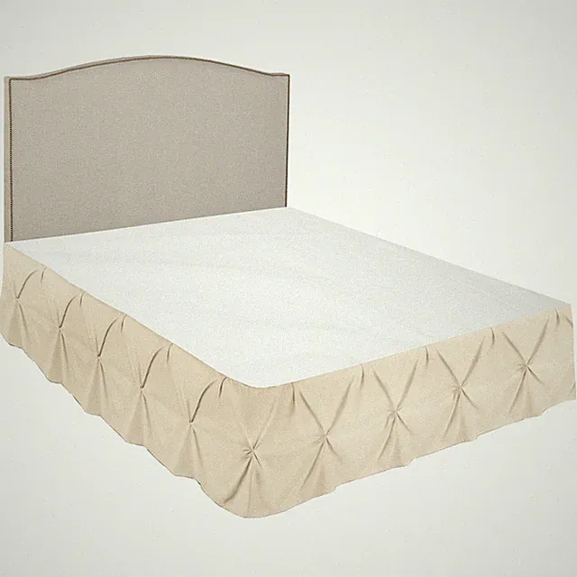 Hotel Luxury Pinch Pleat 14" drop Bed Skirts, High Quality Microfiber Bed Skirts