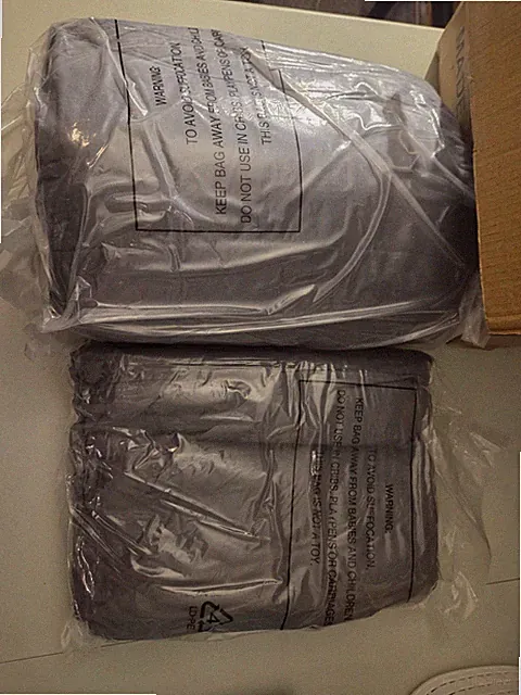 Queen Size Comforter Set With Bedskirt And Shams. Gray New Sealed